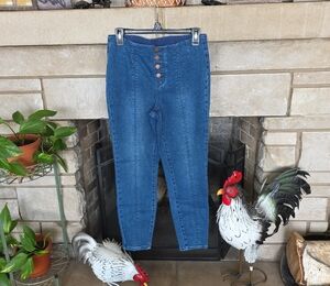 DG2 by Diane Gilman High Rise Blue Jeans